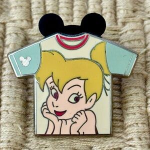 DISNEY 2011 *Rare* Tinker Bell T-Shirt Hidden Mickey Completer Pin